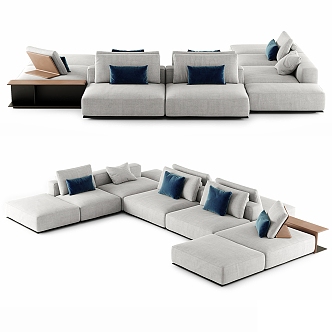 Poliform multi-person sofa 3d model