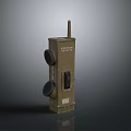 Traffic Signal Device With Two Round Lamps Antenna And Metallic Housing