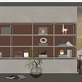New Chinese Decorative Frame Embedded Decorative Frame 3d model