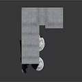 Modern Industrial Metal Platform Structure With Pipes And Metal Components Design