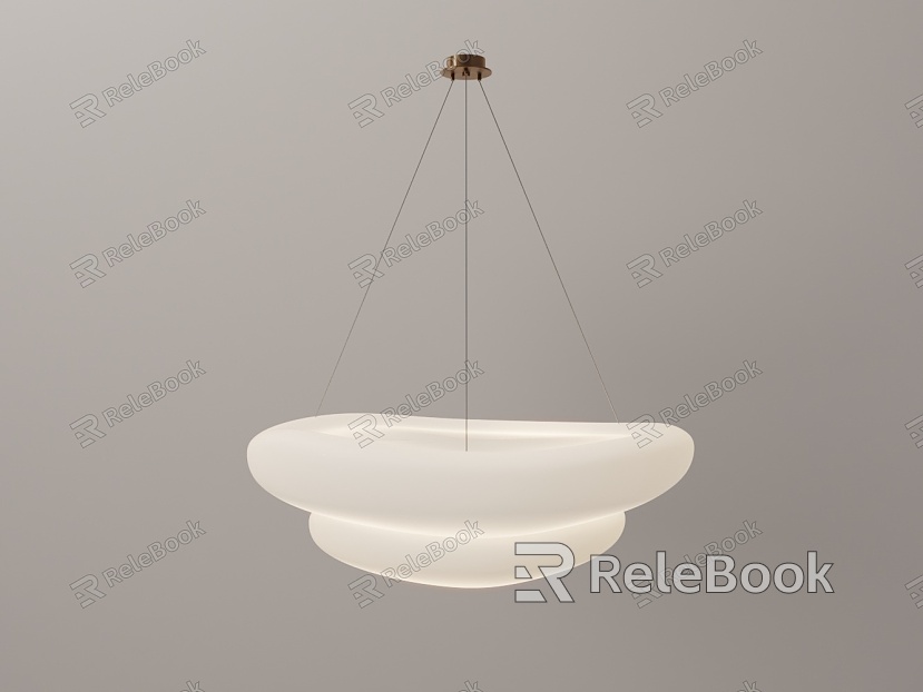 Swimming ring type metal living room chandelier model