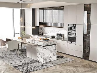 Modern Kitchen 3d model