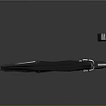 Futuristic Gun With Sleek Black Metal Body And Streamlined Design