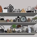 New Chinese style ornaments combination 3d model