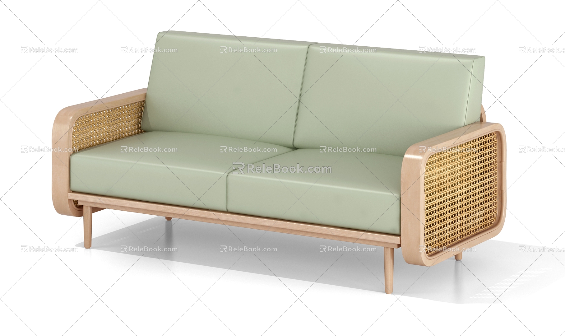 Double sofa 3d model