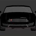 Black Modern Sports Car With Sleek Body Design Front Grille And Alloy Wheels