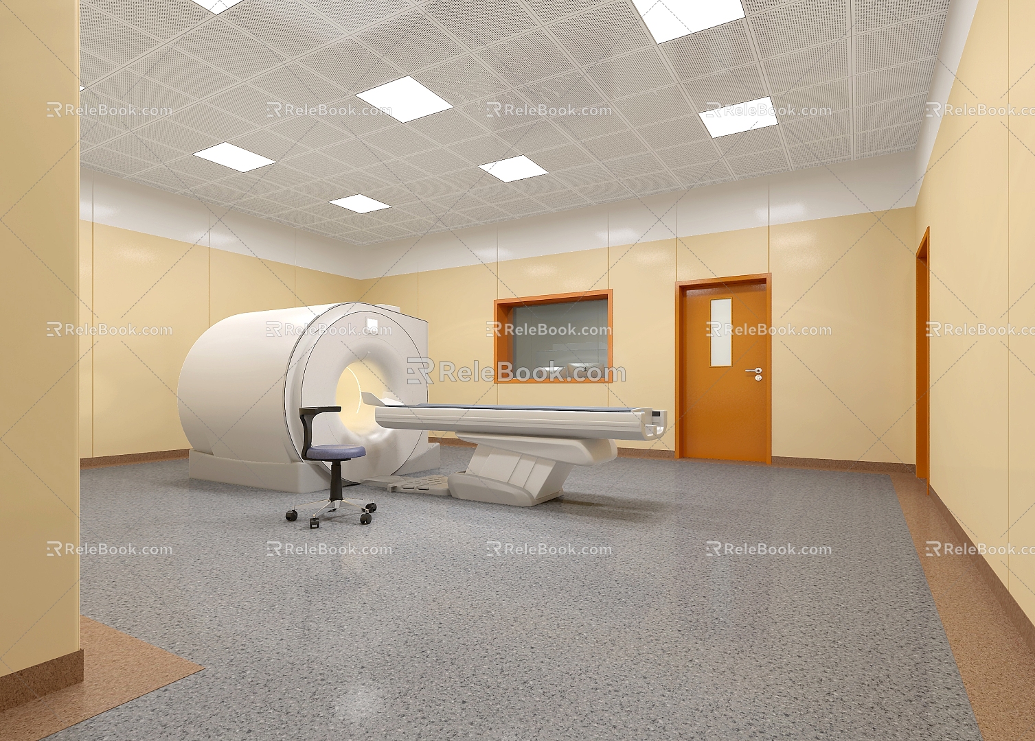 Modern CT Room 3d model