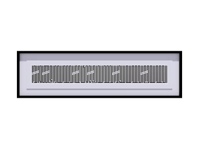 Linear Black And White Scannable Barcode For Product Tracking And Identification 3d model