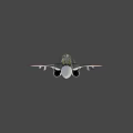 Modern Fighter Jet With Sleek Design Gray Body Orange Wings And Transparent Cockpit