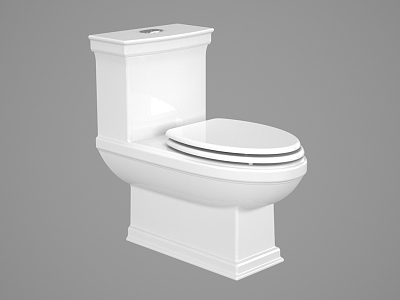 Modern toilet 3d model