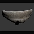 Classical Ancient Stone Mask With Curly Hair Beard And Facial Features