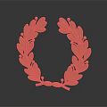 Shiny Golden Laurel Wreath Embellished High End Fashion Clothing Items