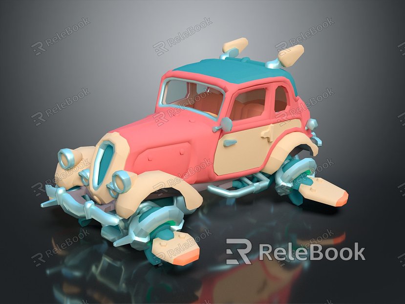 Modern Cartoon Car Old Car Cartoon Old Car Cartoon Old Car Classic Car Old Car model