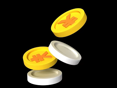 Gold Coins 3d model Gold Coins 3d model