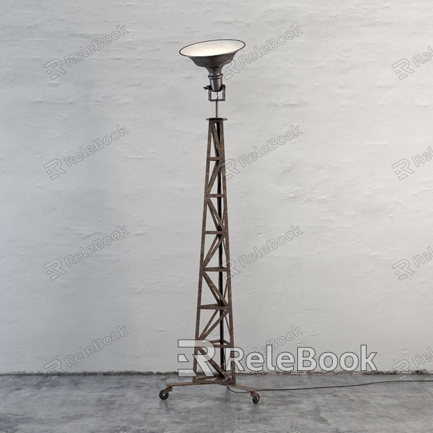 Industrial LOFT special-shaped floor lamp exquisite floor lamp model