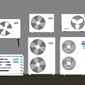 Multiple Styles of Air Conditioner Fans with Different Designs for Indoor Home Use