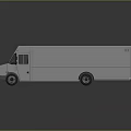 White Modern Commercial Box Truck Design With Smooth Exterior And Reflective Floor