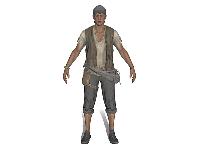 Modern Men's Game Characters Movie and TV Characters 3d model