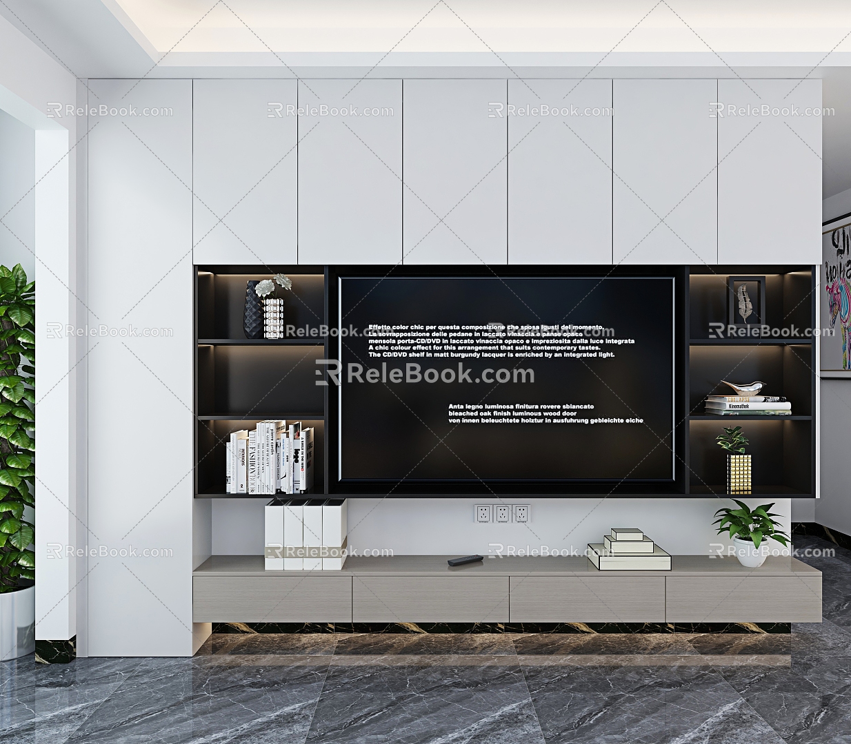 TV cabinet 3d model