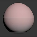 Realistic Human Eyeball Model with Pink Sclera Brown Iris and Hair like Texture Details