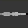 Pixel Art Style Scythe Weapon With Flaming Orange Blade And Dark Handle Design