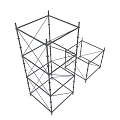 Industrial Scaffolding Metal Frame Equipment With Small And Large Sizes For Construction