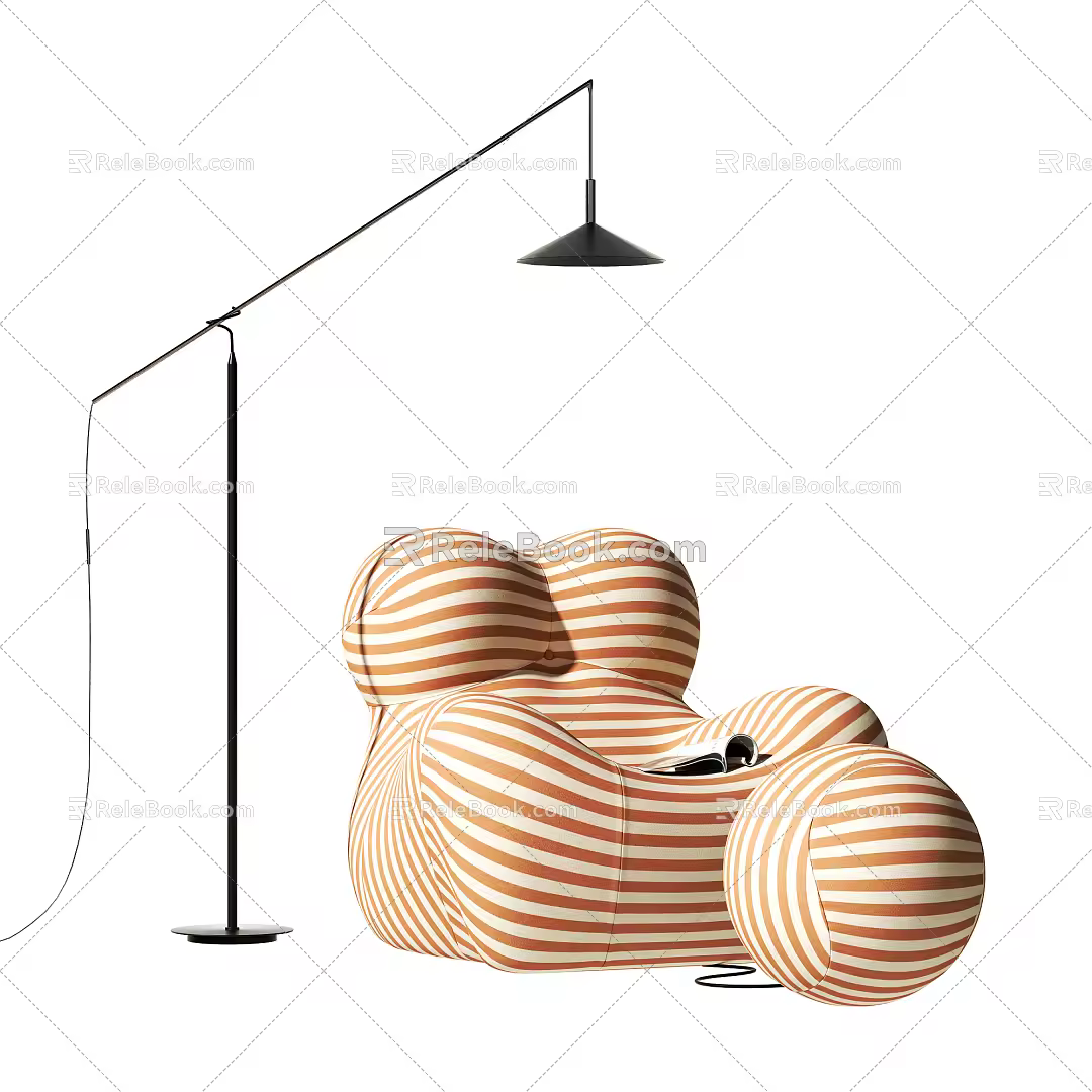 Modern Lazy Sofa 3d model