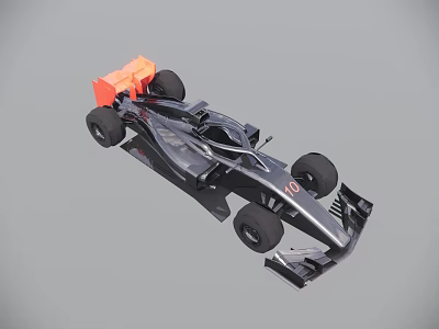 Formula One Supercar 3d model Formula One Supercar 3d model