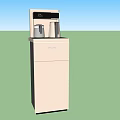 Modern Standing Household Electrical Appliances Black And Beige Finish With Water Dispenser Features