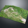 Monuments Sites Ruins Castle Fortress Ancient Castle Ancient Ruins Realistic 3d model