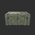 Weapon Storage Case Featuring Green Camouflage And Golden Logo Design