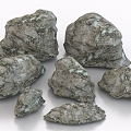 Stone Rock Granite 3d model