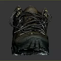 Brown Hiking Boots With Black Laces Metal Buckles And Durable Rubber Soles For Outdoor Use