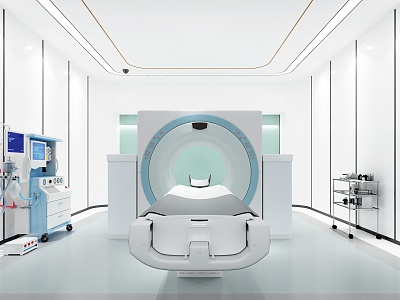 Modern CT Room Scanner 3d model