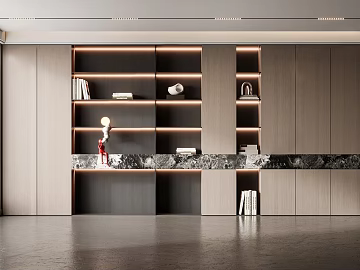 Modern Bookcase Decorative Bookcase (ID:ggafg00227)