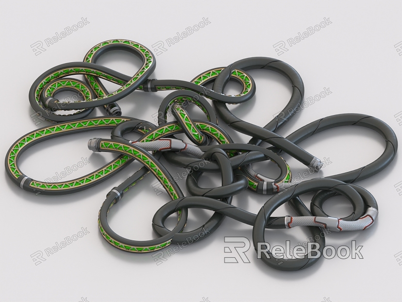 Wire, cable, rope, hose model