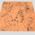 Modern Mars Terrain Mountain Range Dune Desert Rock Sandy Desert Peak 3d model