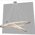 Chandelier Ring Chandelier Art Chandelier Double-layer Chandelier Decorative Chandelier 3d model