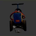 Yellow Wheeled PAS 2400 Equipment With Black Handle And Red Cables
