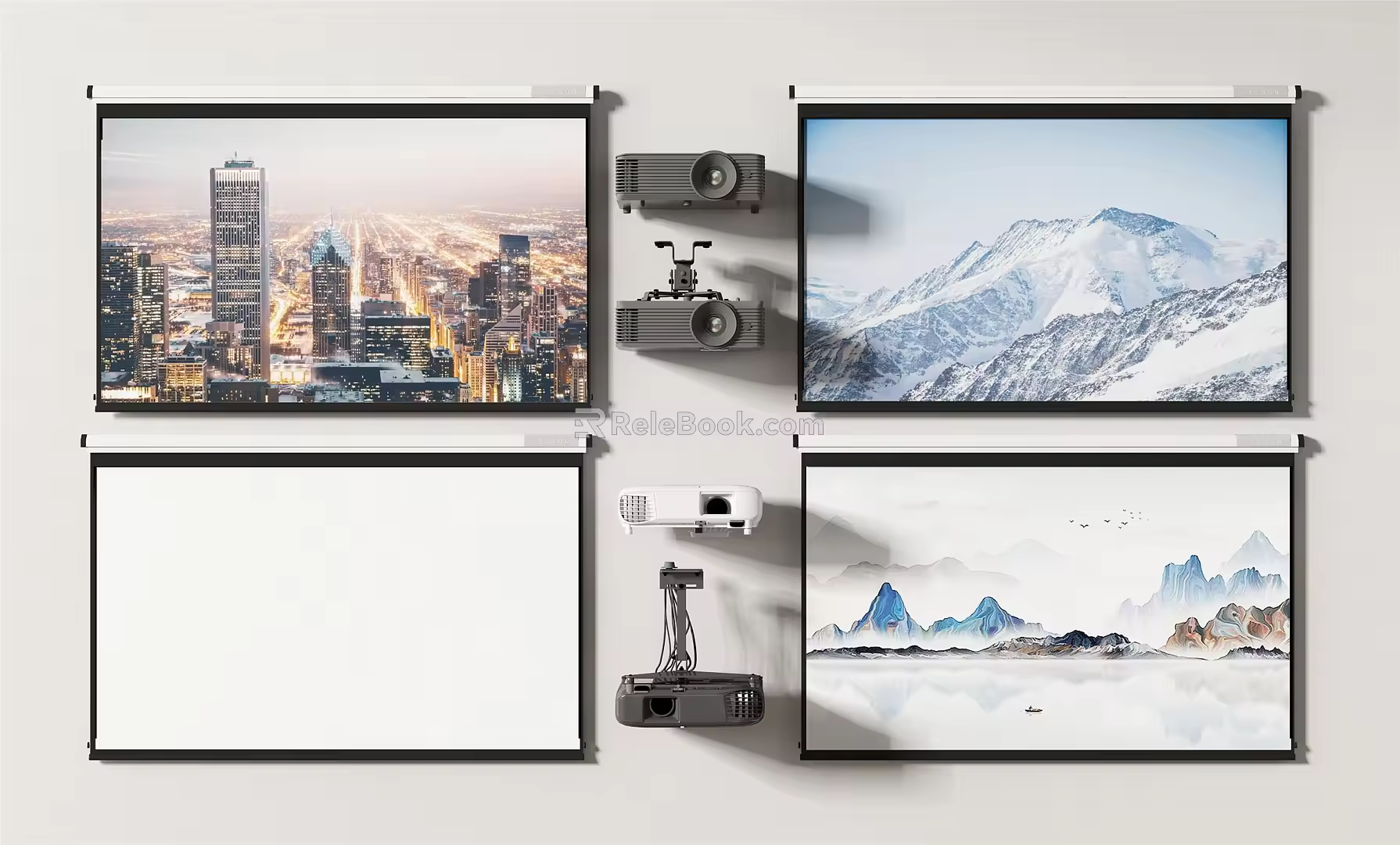 Modern Projector 3d model
