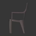 Modern Light Purple Leisure Chair With Armrests Mesh Backrest And Striped Plastic Seat