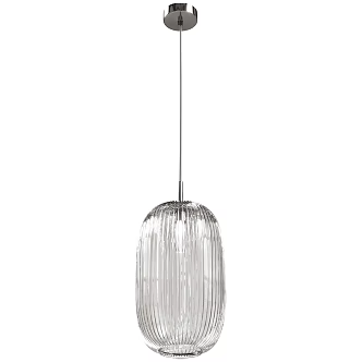 Nest modern glass chandelier 18w 3d model