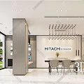 Hitachi Home Store Interior With TV Displays Counter And Modern Lighting Fixtures