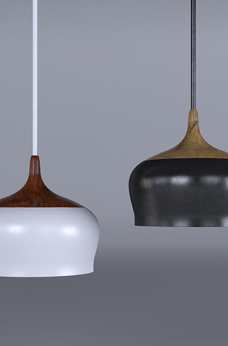 Nordic Chandelier Lamps 3d model