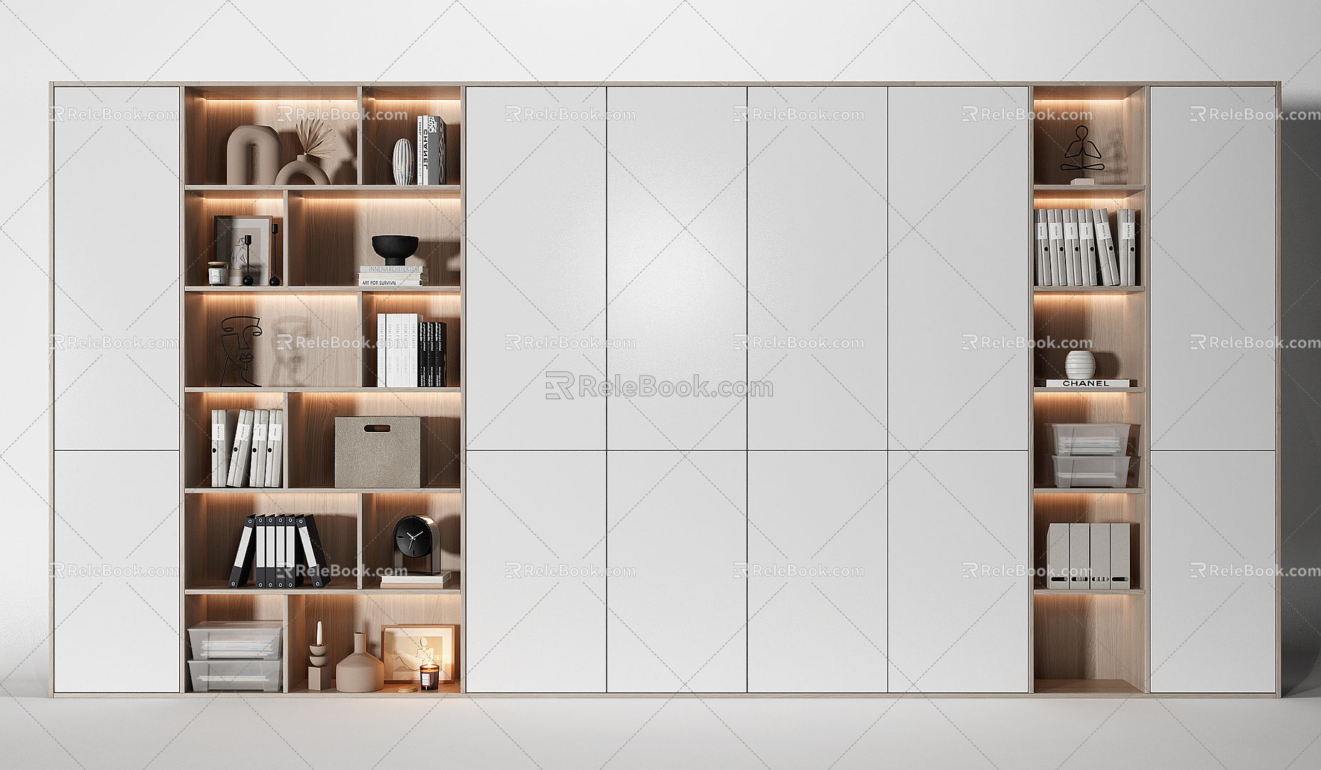 Modern Decorative Cabinet 3d model