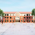 Modern Auditorium Architecture Village Square Auditorium Architecture 3d model