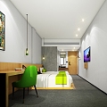 Modern Rooms Hotel Rooms Waste Earth Hotel Rooms Low Cost Hotel Rooms Featured Themed Hotel Rooms 3d model