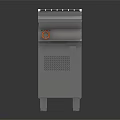 Stainless Steel Commercial Kitchen Appliance With Control Panel And Heating Knob