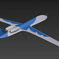 Blue And White Commercial Airliner With Twin Engines And Wing Design