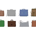Assorted Colored Leather Briefcases with Classic Designs and Modern Style Features